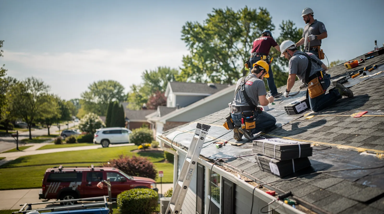 Roof Repair in Pigeon Falls, WI around you